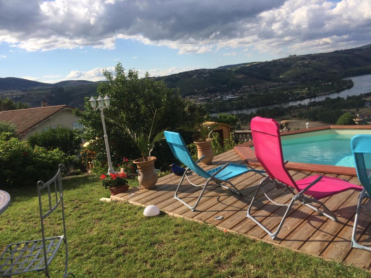 Villa Panoramique Saint-Clair-du-Rhone Eksteriør bilde